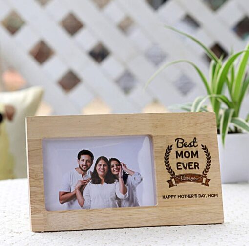 Loving Mom Personalized Frame – elegant custom photo frame for Mom’s special memories