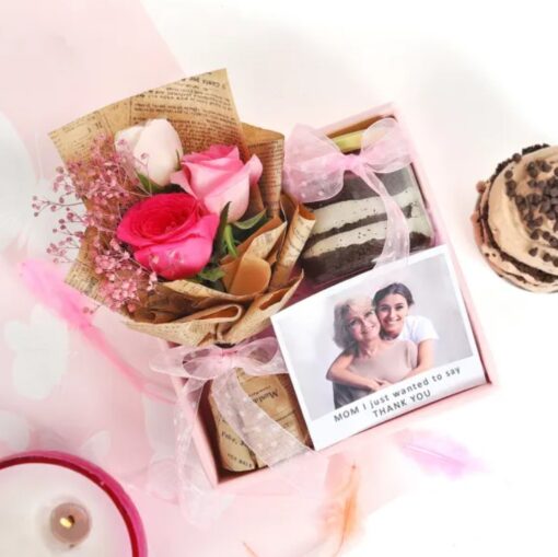 Mom's Unique Gift Collection featuring a variety of personalized items curated specifically for Mom, beautifully arranged