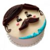 Personalized Papa’s Treat Cake decorated for Father’s Day or Dad’s birthday.