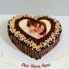 Chocolate Forest Photo Cake – layered chocolate cake with cherries and personalized edible photo.