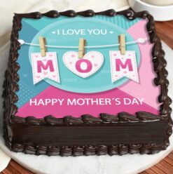 ILU Mom Caring Cake – heartfelt cake decorated for Mother’s Day celebration