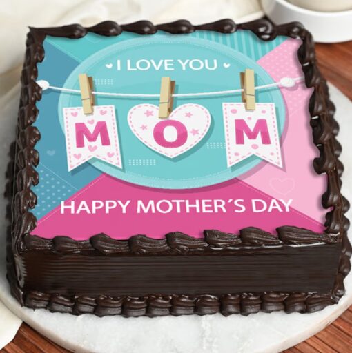 ILU Mom Caring Cake – heartfelt cake decorated for Mother’s Day celebration