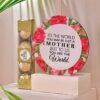 World of Love Mom Hamper – elegant Mother’s Day gift basket with chocolates, pampering products, and treats
