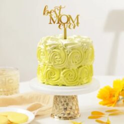 Mom’s Timeless Ombre Bliss Cake with elegant layered ombre design, perfect gift for mom