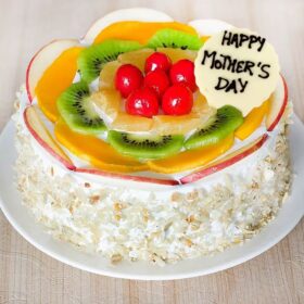 Mom’s Fruity Tutti Cake – colorful tutti frutti cake with moist texture for Mother’s Day