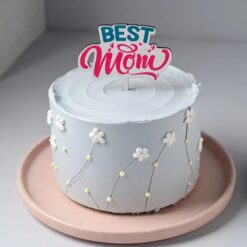 Mom’s Signature Strawberry Velvet – moist pink velvet cake layered with strawberry cream cheese filling and smooth cream cheese frosting.