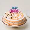 Mom’s Golden Butterscotch Treat – moist butterscotch cake with creamy frosting and crunchy butterscotch toppings