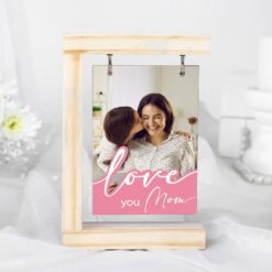 Personalized Mom's Love Legacy Frame with heartfelt message and photo collage