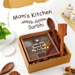 Mother's Day Kitchen Delights gift set, featuring an assortment of culinary items beautifully arranged