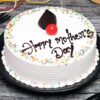 Classic Mom Remembrance Cake – elegant cake with delicate floral decorations and nostalgic design