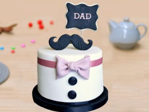 Dad’s Favorite Chocolate Delight – rich chocolate cake with elegant decoration