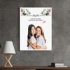 Cherished Mom Memory Frame – personalized photo frame with loving message for Mom