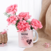 Mom’s Floral Rose Tribute featuring a stunning bouquet of fresh roses in soft pink and red hues, symbolizing love and gratitude—a heartfelt gift for Mom.