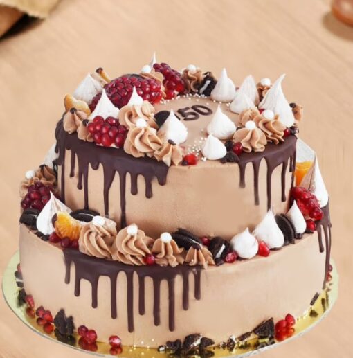 Double Delight Chocolate Cake – layered chocolate cake with rich chocolate frosting