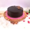 Chocolate Ganache Drip Cake – cake with smooth glossy chocolate ganache drips.