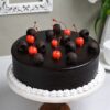 Sweet Cherish Black Forest cake – chocolate cake layers with cherry filling and whipped cream frosting