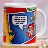 Ceramic mug with heartfelt love message printed, ideal personalized gift for Mom
