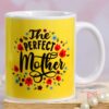 Personalized Ultimate Mom Coffee Mug with elegant typography and heart design