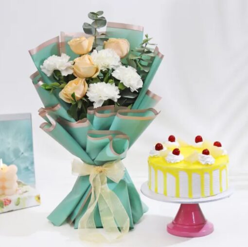 Peaceful Turquoise Joy gift set featuring a soothing collection of turquoise-themed relaxation items, beautifully arranged