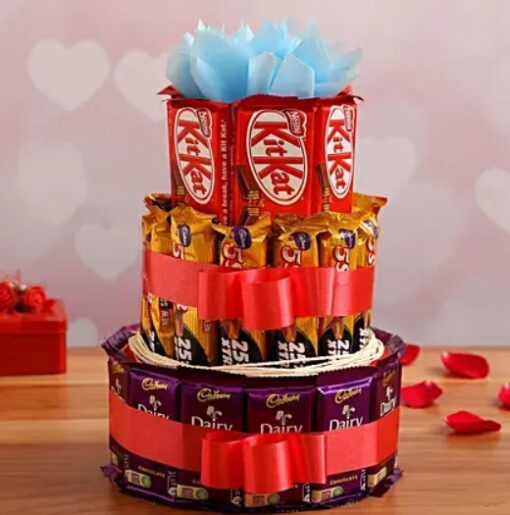 Valentine’s Chocolate Romance – romantic chocolate gift set with elegant packaging