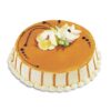 Butterscotch Celebration Cake—elegant butterscotch cake with festive decoration.