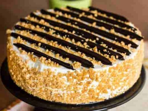 Irresistible Chocolate Delight – decadent chocolate cake with creamy frosting.
