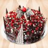 Fusion Chocolate Cassata Delight – layered chocolate and cassata fusion cake.
