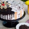 Classic Chocolate Vanilla Delight – chocolate and vanilla layered cake.