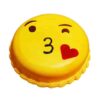 Butterscotch Emoji Delight Cake with colorful emoji decorations.