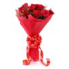 Timeless bouquet of fresh red roses arranged elegantly for gifting.