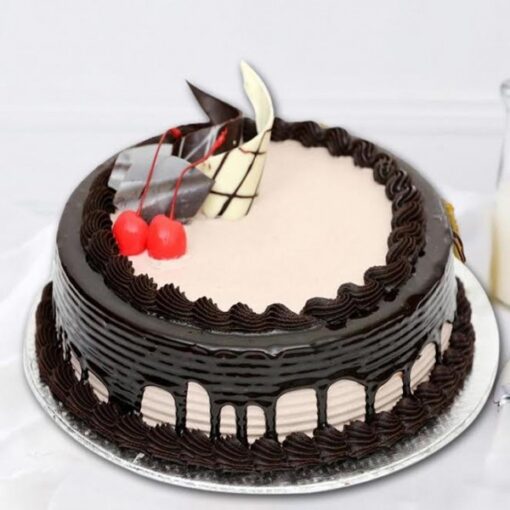 Coffee Infused Chocolate Cake—chocolate cake with coffee layers and creamy frosting.