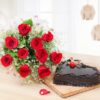 Delightful Surprise Gift Set – gift bundle with chocolates, flowers, and cake.