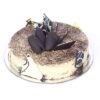 Classic Tiramisu Delight cake with layers of espresso-soaked sponge and mascarpone cream.