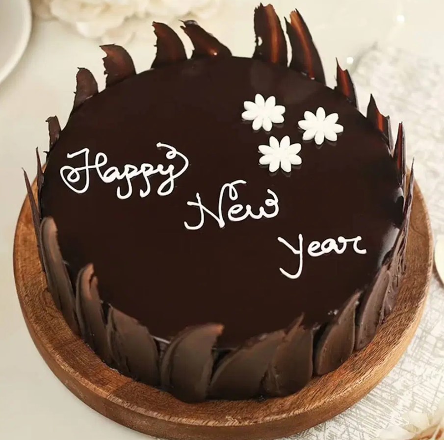 Chocolate Bliss Holiday Cake – Festive Chocolate Celebration Cake Chocolate Bliss Holiday Cake with rich chocolate layers and festive decorations