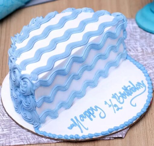 Halfway Delight Cake beautifully decorated for celebrations