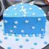 Vanilla Starry Delight Half Cake