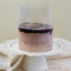 Chocolate Gem Pull-Up Delight cake with a hidden gem surprise inside.