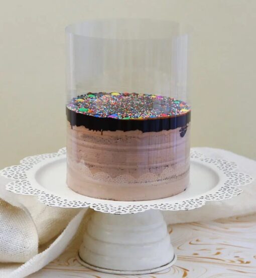 Chocolate Gem Pull-Up Delight cake with a hidden gem surprise inside.