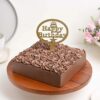 Choco Rose Elegance Cake with chocolate base and rose cream swirl decoration – ideal for birthdays, weddings, and elegant gifting