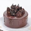 Hazelnut Crunch Cake with crunchy hazelnut toppings and creamy frosting.