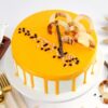 Butterscotch Dream Cake with creamy butterscotch frosting and caramel drizzle.