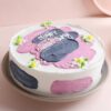 Pineapple Paradise Anniversary Cake decorated with tropical fruits, perfect for celebrating anniversaries.