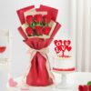 Luxury Petals & Cake Combo with exquisite floral petals and a delicious cake for special occasions