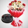 Scarlet Truffle Desire – rich red velvet truffle cake with decadent chocolate layers.