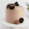 Radiant Joy Chocolate Cake with rich chocolate frosting and elegant decoration